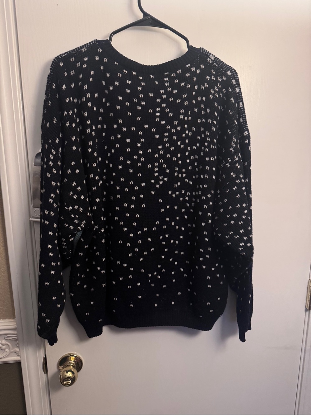 Vintage Graphic Crewneck Knit Sweater - Picture 4 of 7